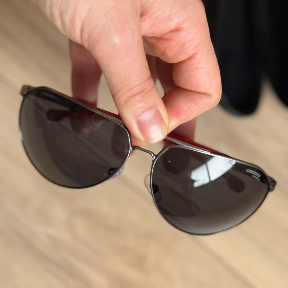 Men’s Carrera Polarized Ducati Aviator Sunglasses